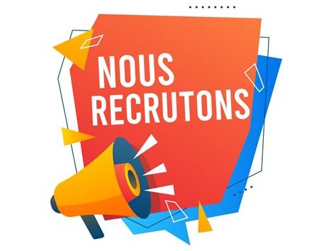 nous recrutons